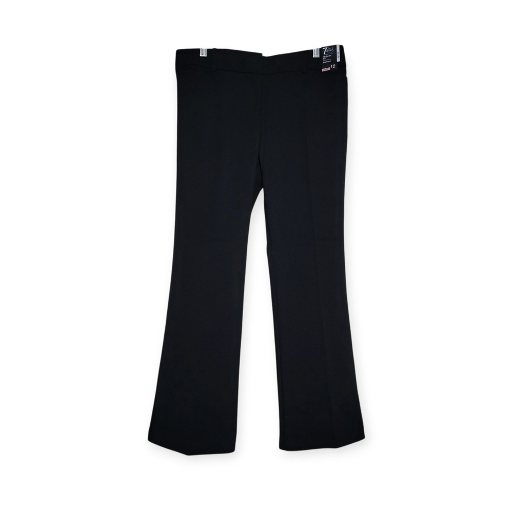 NY&Co Women's 12 Petite NWT All Season Stretch Shaping Black Dress Pants Sleek - Picture 12 of 15